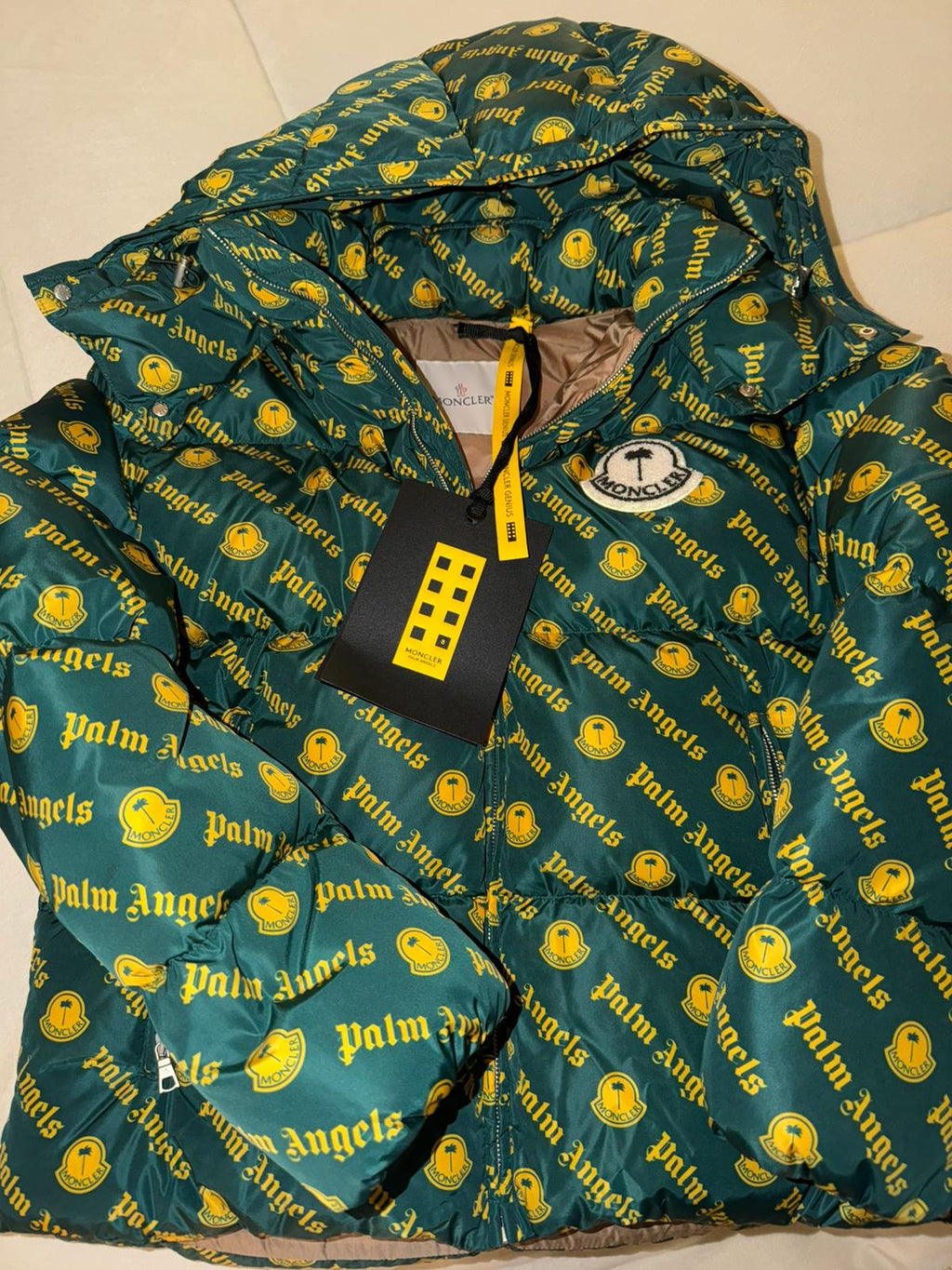 Moncler x Palm Angels Thompson short down jacket