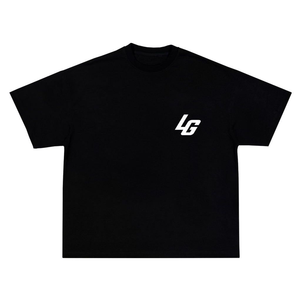 BLACK LG LOGO T SHIRT