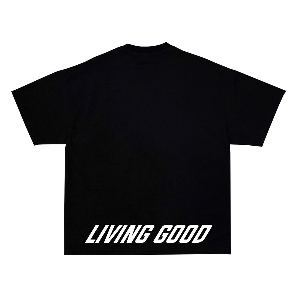 BLACK LG LOGO T SHIRT